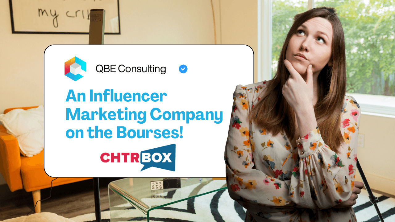 An Influencer Marketing Company on the Bourses!