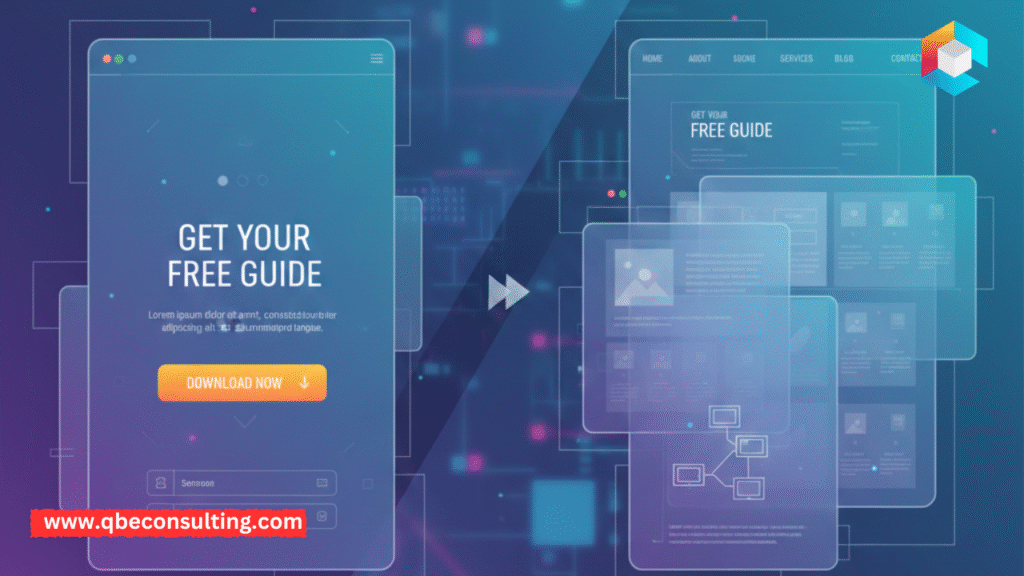 landing page and website difference